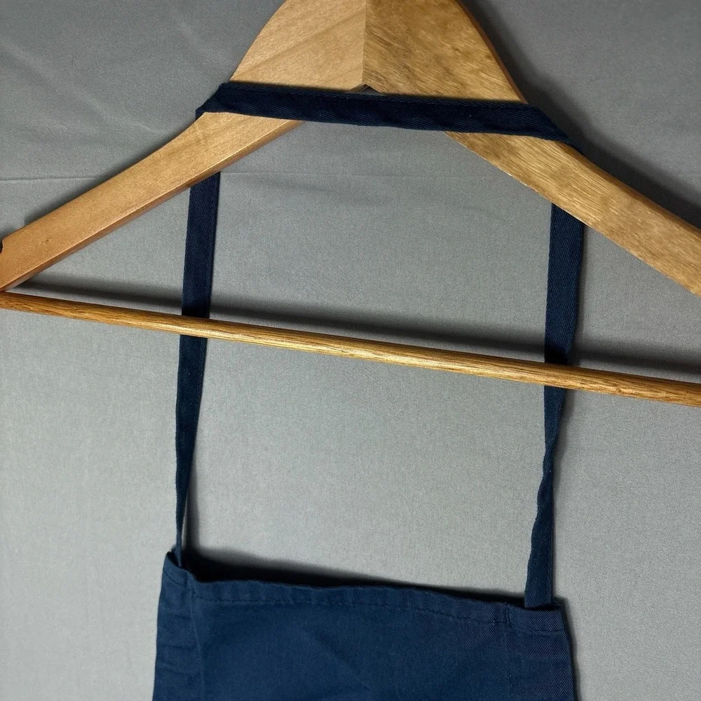Vintage Iron Chef Food Network Apron Size Small Navy Blue Kitchen‎ Stadium